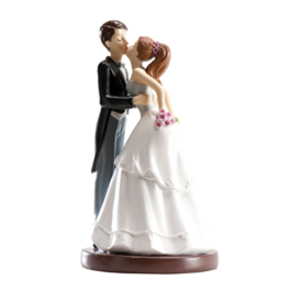 DEKORA CAKE FIGURE - KISSING COUPLE N3