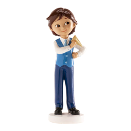 DEKORA CAKE FIGURE - BOY WITH PAPER AEROPLANE