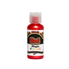 MAGIC COLOURS EDIBLE  METALIC PAINT - RED 32 G