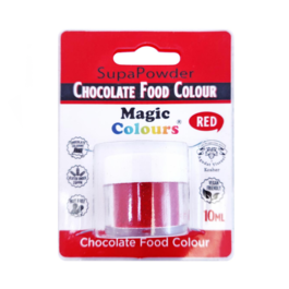 MAGIC COLOURS POWDER DYE  FOR CHOCOLATE - RED 10 ML
