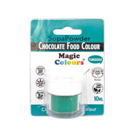 MAGIC COLOURS POWDER DYE  FOR CHOCOLATE - TURQUOISE 10 ML