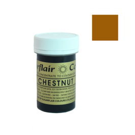 SUGARFLAIR PASTE DYE SPECTRAL - CHESTNUT 25 G