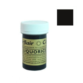 SUGARFLAIR PASTE DYE SPECTRAL - LIQUORICE 25 G