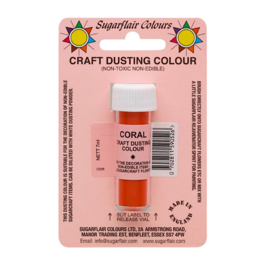 SUGARFLAIR KRAFT POWDER DYE - CORAL 7 ML