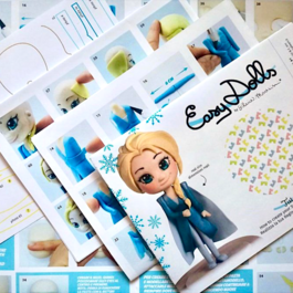 TUTORIAL SET FOR FIGURES "BY SILVIA MANCINI" - SNOW QUEEN ELSA