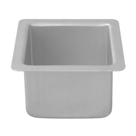 PME SQUARE ANODISED ALUMINIUM PAN - 12,7 CM / H 10.2 CM