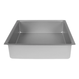 PME SQUARE ANODISED ALUMINIUM PAN - 33 CM / H 10,2 CM