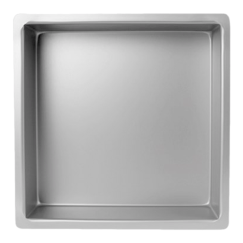 PME SQUARE ANODISED ALUMINIUM PAN - 33 CM / H 10,2 CM