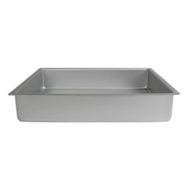 PME RECTANGULAR ANODISED ALUMINIUM BAKING PAN  - 25,4 X 38,1 CM / H 10,2 CM