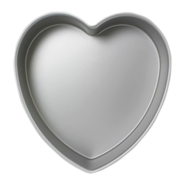 PME HEART ANODISED ALUMINIUM PAN -  25,4 CM / H 7,6 CM