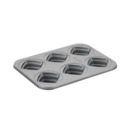 CAKE BOSS STEEL MOULD - 6 SQUARE CAVITIES