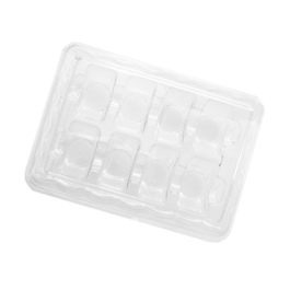 PLASTIC BOX FOR 8 MACARONS