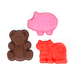 PAVONI SILICONE MOULD SET - ANIMALS