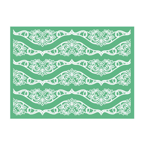 PAVONI CAKE LACE SILICONE MAT N5