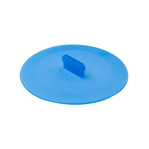 PAVONI SILICONE LID WITH SUCTION CUP - BLUE 15 CM