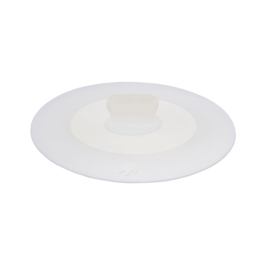 PAVONI SILICONE LID WITH SUCTION CUP - TRANSPARENT 18 CM