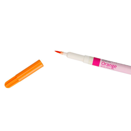 FUNCAKES EDIBLE PEN - ORANGE