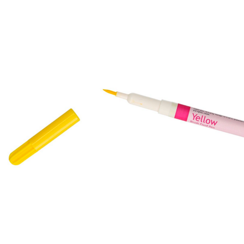 FUNCAKES EDIBLE PEN - YELLOW