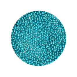 FUNCAKE SUGAR PEARLS - METALLIC BLUE (4 MM) 80 G