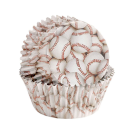 WILTON CUPCAKE CAPSULES - BASEBALLS