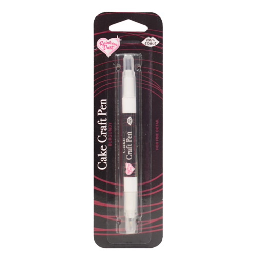 RAINBOW DUST DOUBLE-ENDED FELT-TIP PEN - BURGUNDY