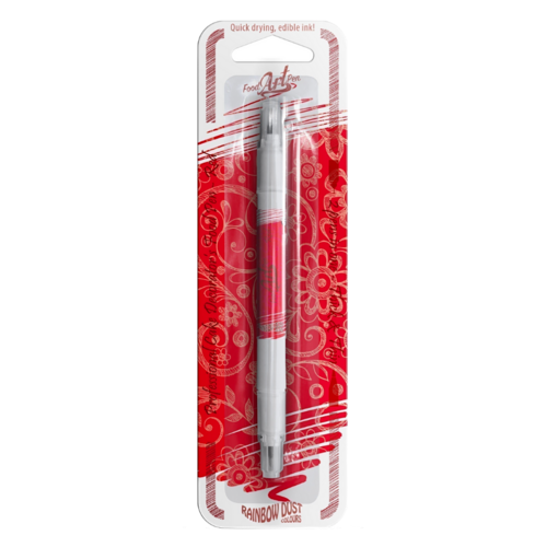 RAINBOW DUST DOUBLE-ENDED FELT-TIP PEN - RED