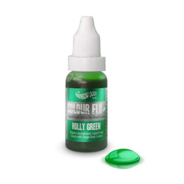 RAINBOW DUST LIQUID DYE "FLO" - HOLLY GREEN 19 ML