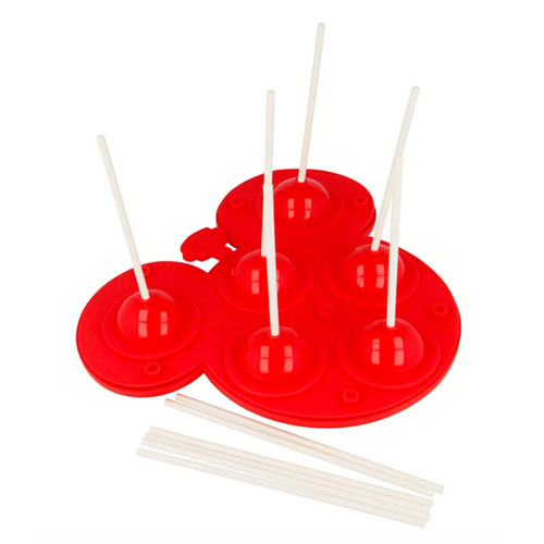 "FAMILY BAKERY DISNEY" SILICONE MOULD FOR 6 CAKE POPS + STICKS