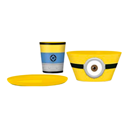 STACKABLE BREAKFAST SET (3 PIECES) - MINIONS