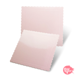 PINK SQUARE BASE - 20 CM / 3 MM THICK