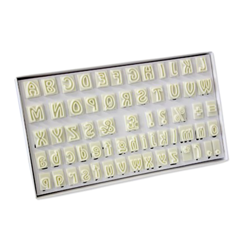 JEM ALPHABET CUTTER SET - 64 CHARACTERS