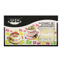 JEM ALPHABET CUTTER SET - 64 CHARACTERS