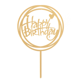 DEKORA CAKE TOPPER - HAPPY BIRTHDAY