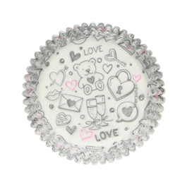 FUNCAKES CUPCAKE CAPSULES - LOVE DOODLE