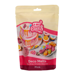 FUNCAKES DECO MELTS - PINK 250 G