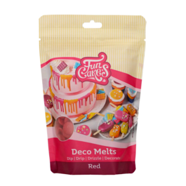 FUNCAKES DECO MELTS - RED 250 G
