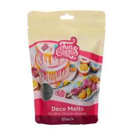 FUNCAKES DECO MELTS - BLACK 250 G