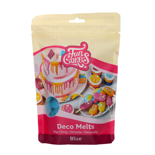 FUNCAKES DECO MELTS - BLUE 250 G