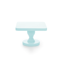 SQUARE "CANDY" CAKE STAND - BLUE 20 CM