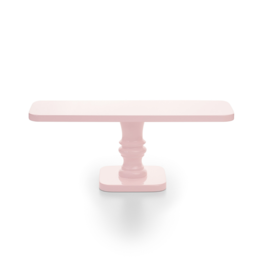 RECTANGULAR "CANDY" CAKE STAND - PINK 30 X 10 CM