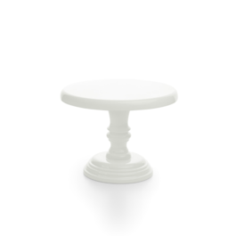 ROUND "CANDY" CAKE STAND - WHITE 20 CM