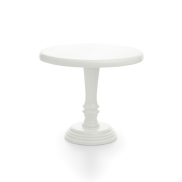 ROUND "CANDY" CAKE STAND - WHITE 25 CM