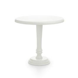 ROUND "CANDY" CAKE STAND - WHITE 30 CM