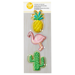 WILTON COOKIE CUTTER SET - TROPICAL