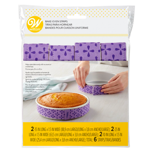 WILTON BAKE-EVEN STRIPS (6 U)