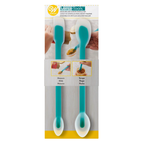 WILTON "VERSA-TOOLS" MEASURING AND SCRAPING SPATULAS