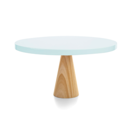 ROUND "NATURAL" CAKE STAND - BLUE 30 CM