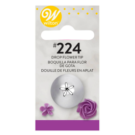 WILTON NOZZLE #224 - DROP FLOWER