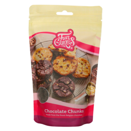 FUNCAKES DARK CHOCOLATE CHIPS - CHUNKS 350 G