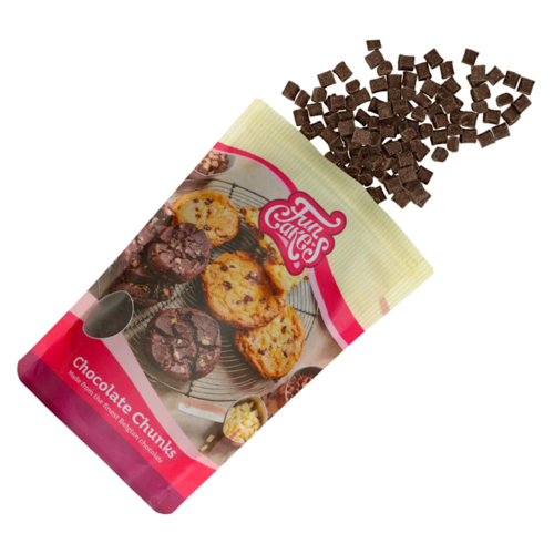 FUNCAKES DARK CHOCOLATE CHIPS - CHUNKS 350 G